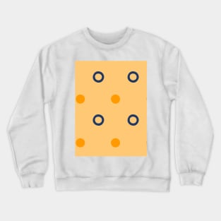 Abstract dots and circle pattern Crewneck Sweatshirt